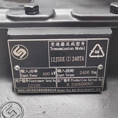 Purpose Replace/Repair Shacman 12JSDX240TA 12JSD200T Truck 12-Speed Gearbox Assembly
